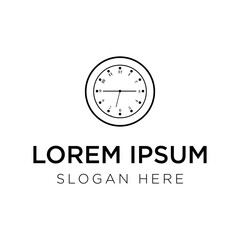 watch logo design vector illustration isolated background
