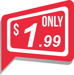 $1.99 price tag one ninety nine