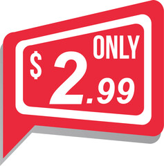 $2.99 price tag two ninety nine