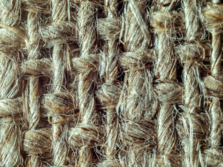 Closeup shot of linen texture