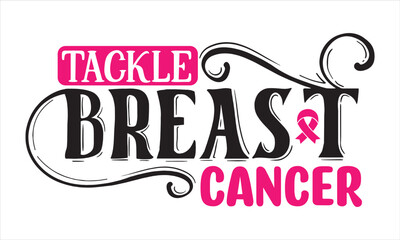 Breast Cancer SVG Design Template