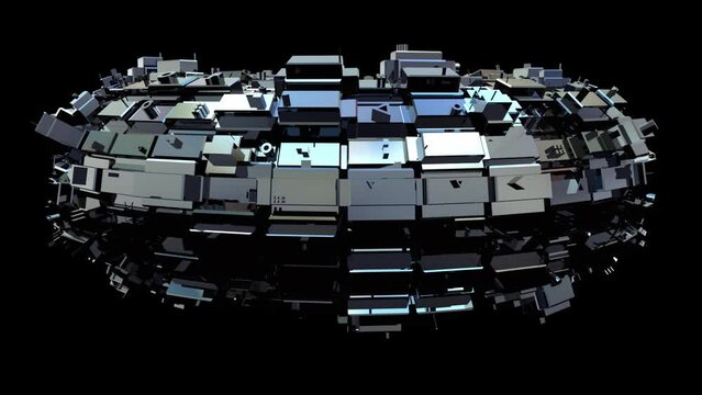 Abstract Loop Object 3D Video Animation