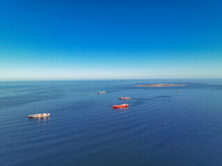 Fototapeta premium Table mountain - Robben island - Tableview