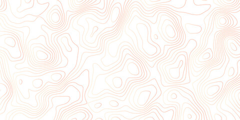Fototapeta premium Abstract Topographic map background with wave line. gradient multicolor wave curve lines banner background design. Vector illustration. Line topography map contour background.