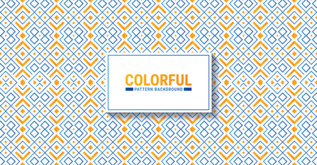 Obraz premium Colorful abstract geometric pattern design