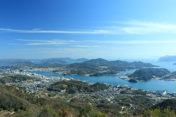 鳴滝山展望台からの眺め