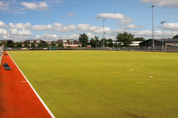 Field hockey playfield in the Netherlands