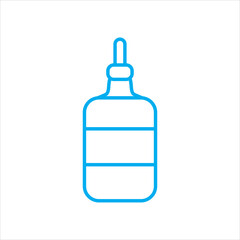 jar for care products icon, vector, illustration, symbol