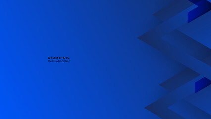Modern dark blue geometric with triangular background. The pattern can be used for brand-new background.