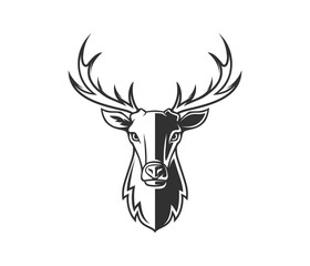 Deer head vector image