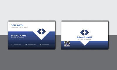  Blow Dark black business card design with gold wavy style minimalist print template. Two sided design. Horizontal and vertical layout.