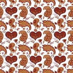 love seamless pattern
