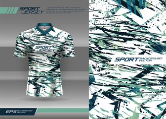 Sports t-shirt jersey abstract texture design for sublimation, football, racing, gaming, motocross, cycling