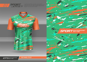 Sports t-shirt jersey abstract texture design for sublimation, football, racing, gaming, motocross, cycling