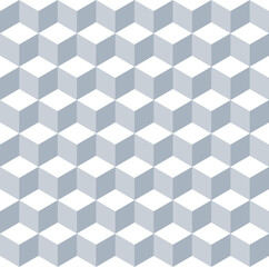 Embossed cuboid seamless vector pattern