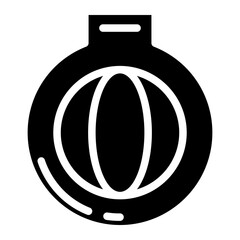 beach volleyball medal glyph 