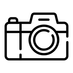 camera line icon