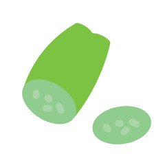 Cucumber Flat Icon