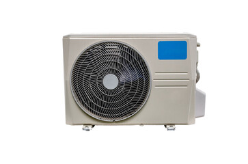air conditioning compressor isolated on white background