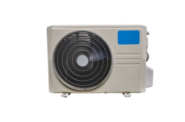 air conditioning compressor isolated on white background