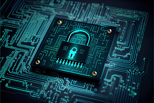 Cyber security privacy and data storage protection. Generative AI