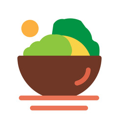 Vegetarian Flat Icon