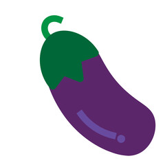 Eggplant Flat Icon