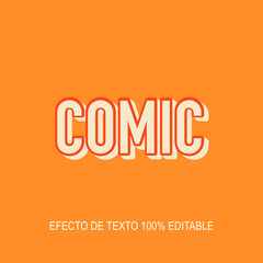 efecto de texto editable