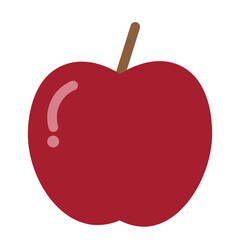 Obraz premium Apple Flat Icon