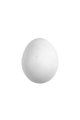 white egg isolated on transparent background