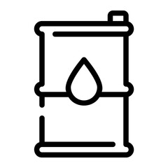 barrel line icon