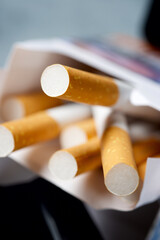 Cigarettes in a pack