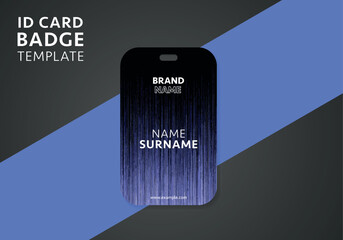 Modern and clean business id card template. professional id card design template