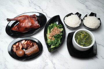 Hong Kong style roasted meal