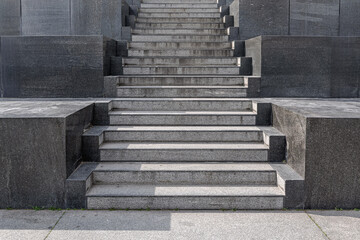 Black Granite Stairway to Monument