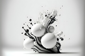 Paint Splash Abstract Background