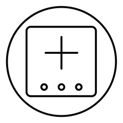 Obraz premium electronic icon