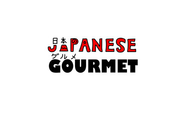 Typography, Japanese Gourmet, suitable for logo, product label and poster, incorporated with kanji, hiragana and katakana characters with same meaning.