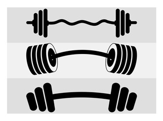 Barbell Set, Gym Equipment Svg, Gym Svg, Fitness Svg, Barbell Set, Workout Svg, Barbell Silhoette, Weights Svg, Barbell Vector, Gym Equipment Vector, Eps, Cut file