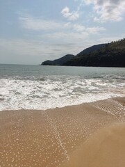 beach in the morning