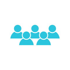 Group of people, five, Users icon, avatar, people white background