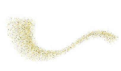 Fototapeta na wymiar Abstract shiny gold glitter design element