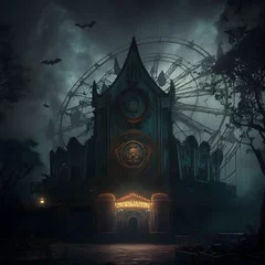 Foto op Canvas an amusement park that is rumored to be haunted with ghosts © PRODM