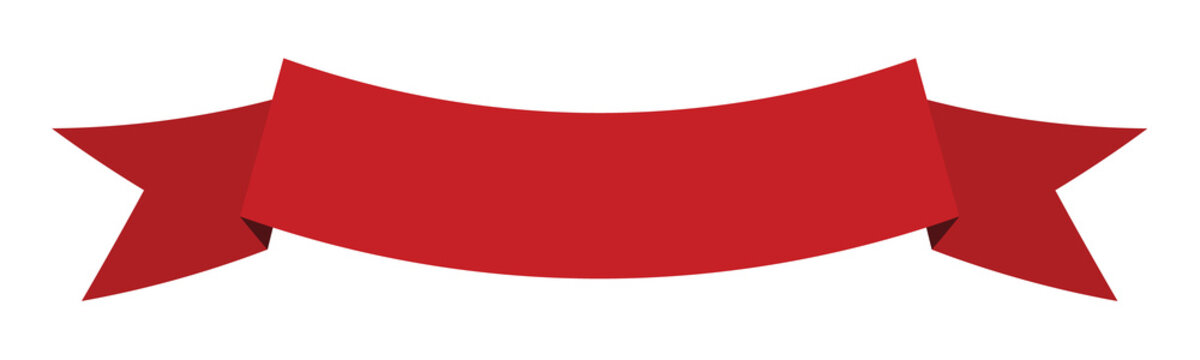 recommend clip art: Blank Ribbon Banner in Red Color