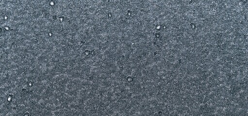 Ice-covered surface. Hoarfrost copy space background. Ice window backdrop.