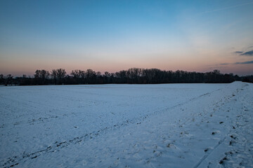 sundown, niebo, droga, wschody, słońce, 