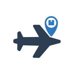 Logistic Delivery Plane Icon