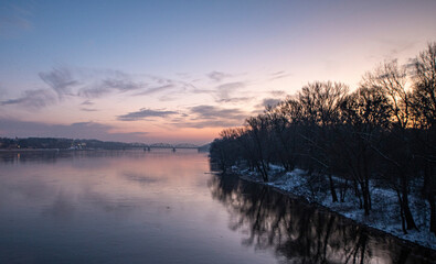 woda, sundown, jezior, niebo, krajobraz,  © Krzysztof  Jaworski