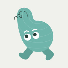 Cartoon character, abstract personage, mascot design, funny avatar, cute icon