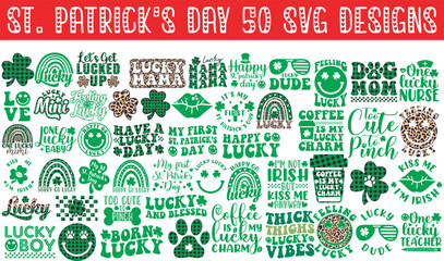 St. Patrick's Day SVG Cut Files Bundle -St Patrick's day SVG, St Patrick's Day Bundle SVG, Patrick's Day Bundle SVG, Lucky SVG Bundle, Digital Download